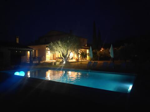Luxury villa with pool 12 pers Prov. Juli/Aug