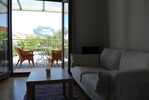 Leistungsstarkes Airbnb: In the middle of it all and yet in the countryside in Südvorstadt