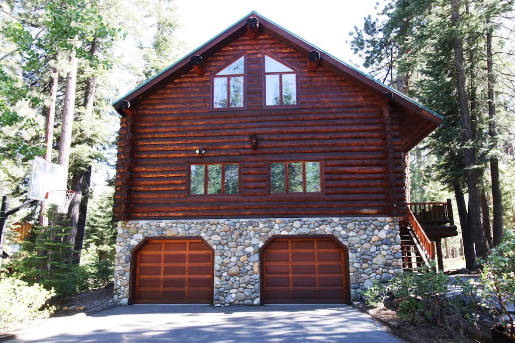 View of the cabin from the street.