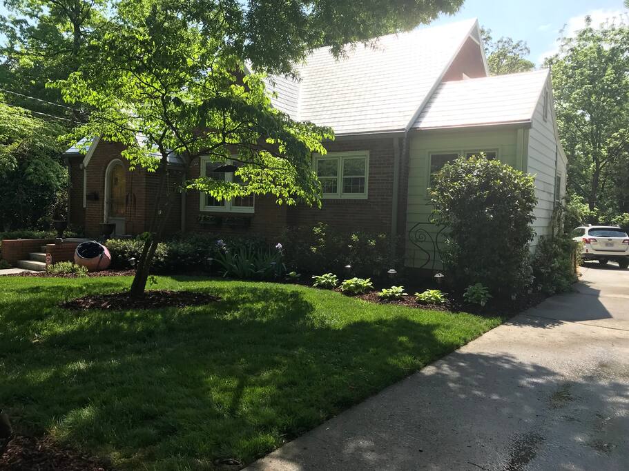 Street and driveway