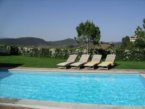 Large Rural House with private pool, 7 rooms 17p