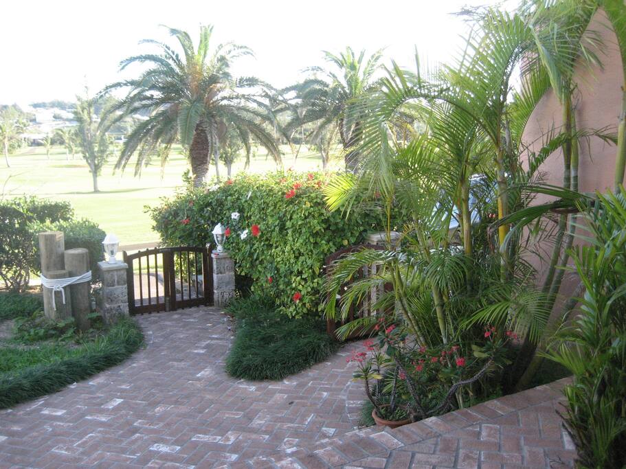 Views over former golf course