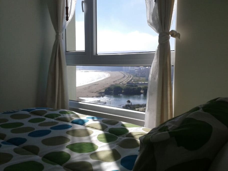 Dormitorios con vista al mar