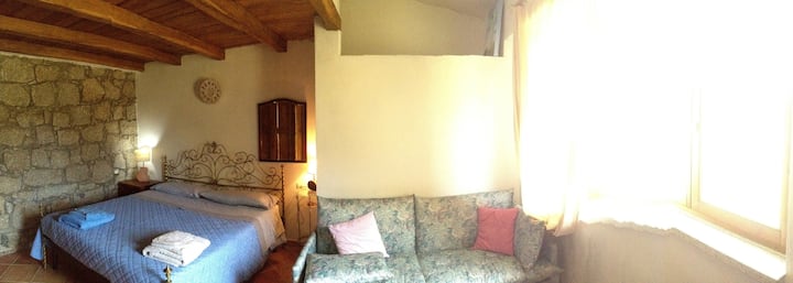 غرفة نوم مزدوجة مع حمام داخلي