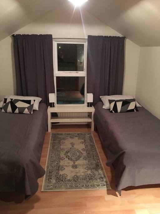Bedroom on the second floor, with 2x 90cm beds