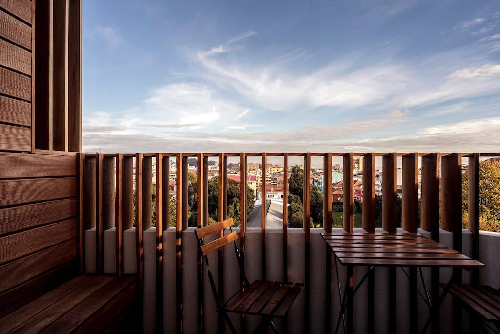 Private balcony to enjoy the sigths!!