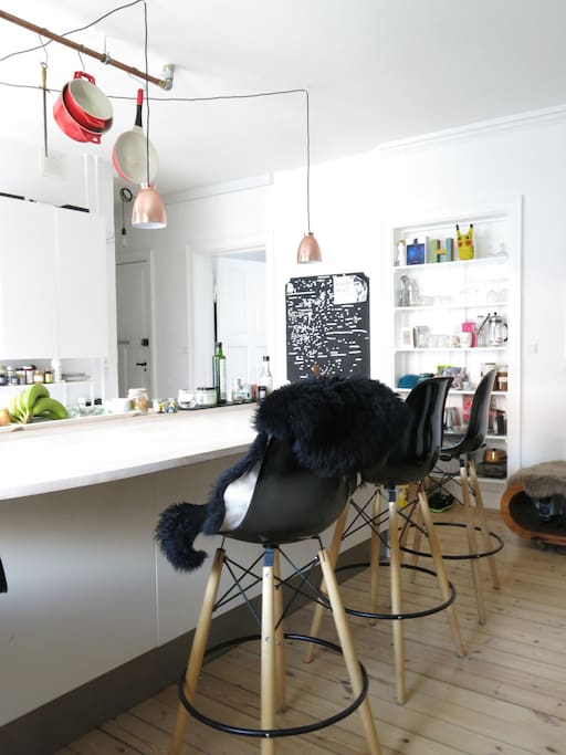 Kitchen, Living Room