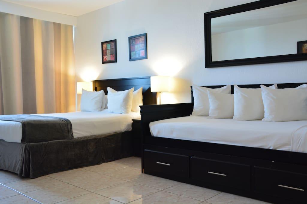 Pull out and you can get the 3erd comfortable twin size bed