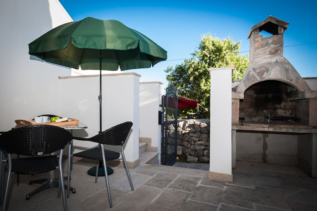 relax on the terrace with BBQ