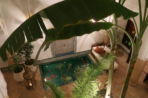 SUPER CENTRAL RIAD IN EXCLUSIVITY WITH POOL & WIFI