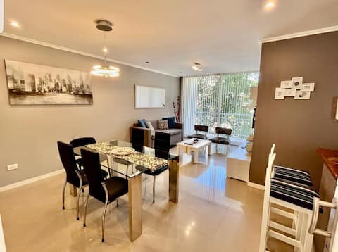 Top Airbnb: 3 rooms, garage. Downtown en Plaza Peralta Ramos