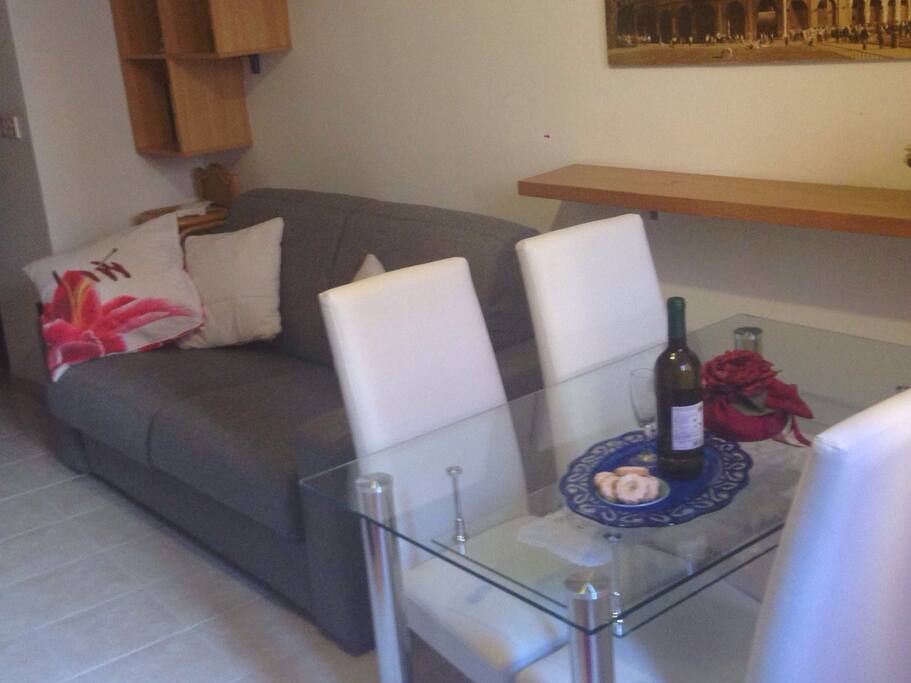 The living area