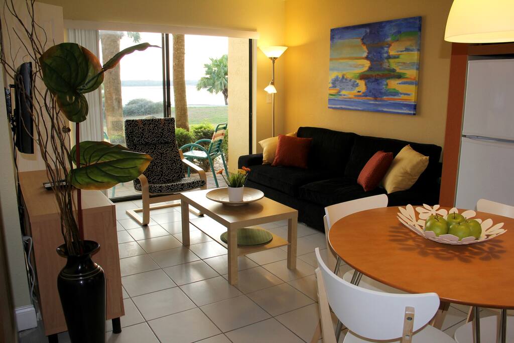 Living Room and Dining Area