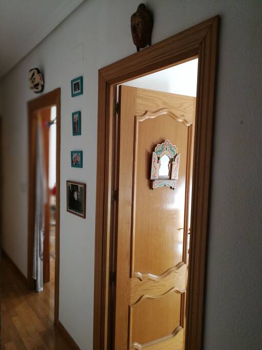 HALL TO LIVING ROOM AND LIVING