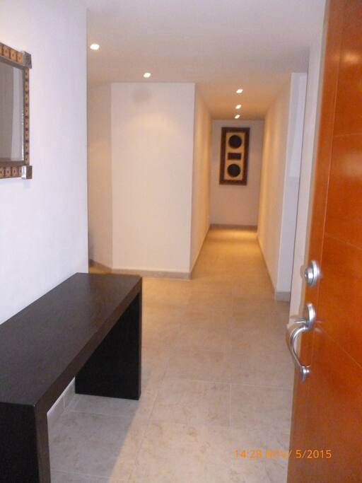 Entrada al departamento.