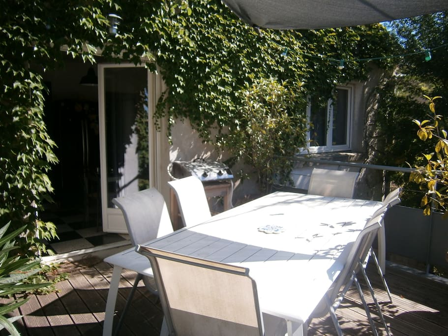 terrasse pour manger dehors