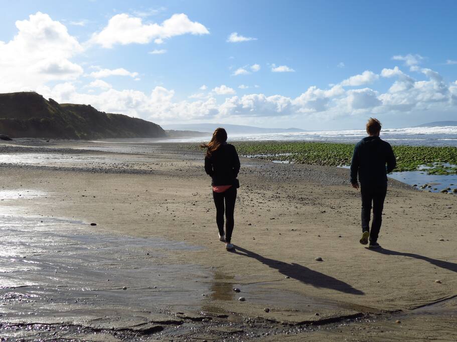 Our beach in the busy season!