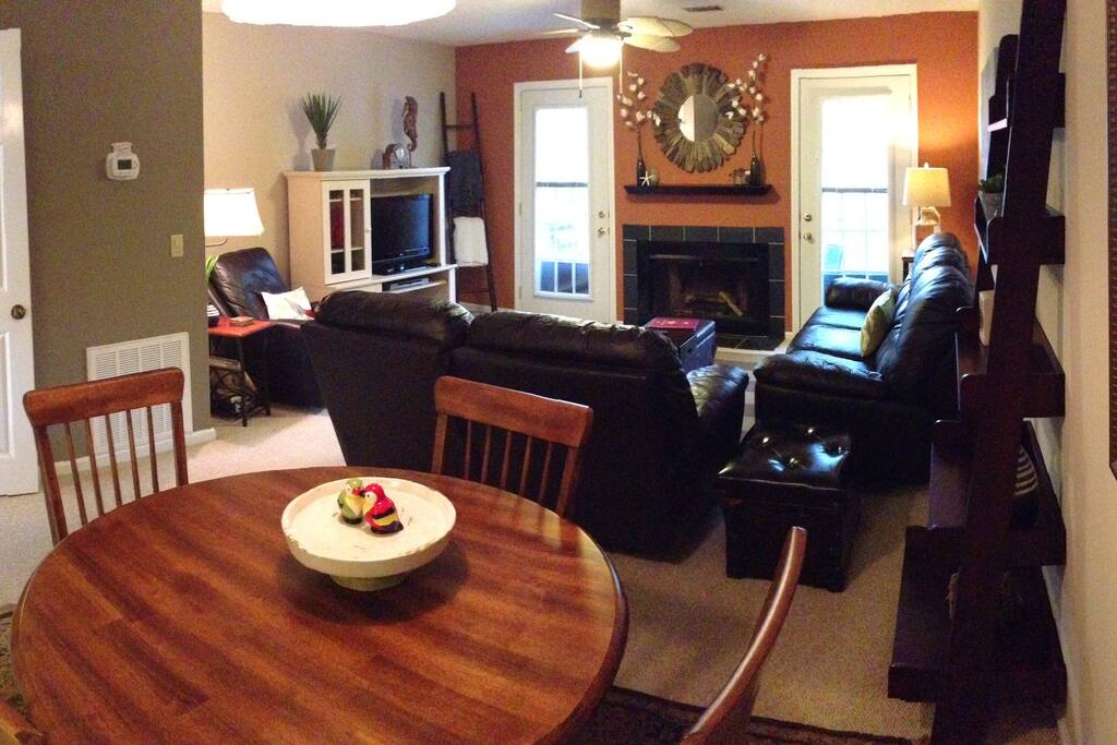 Dramatic living area
