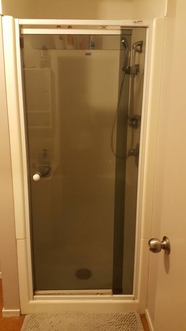 shower box in the bathroom