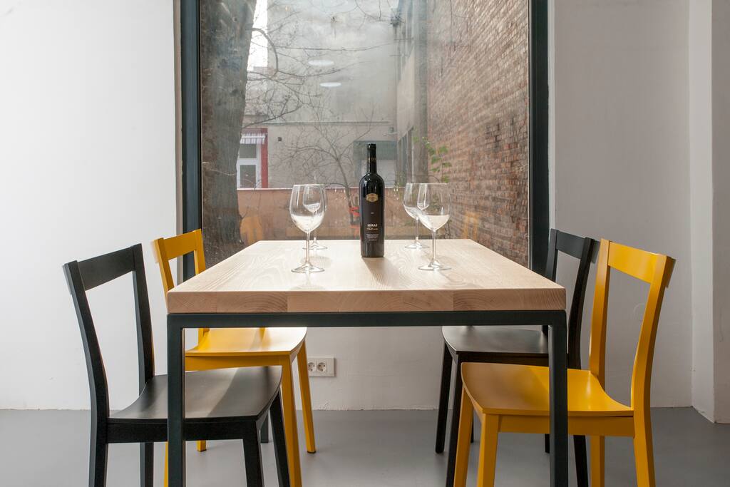 Dinning table with a view