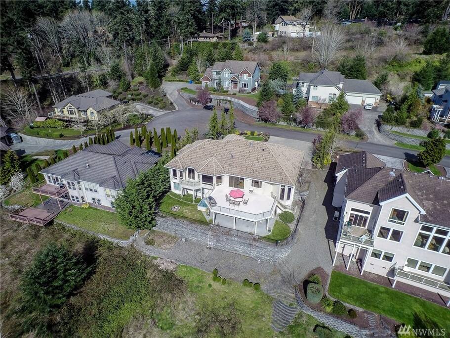 Arial view from the back