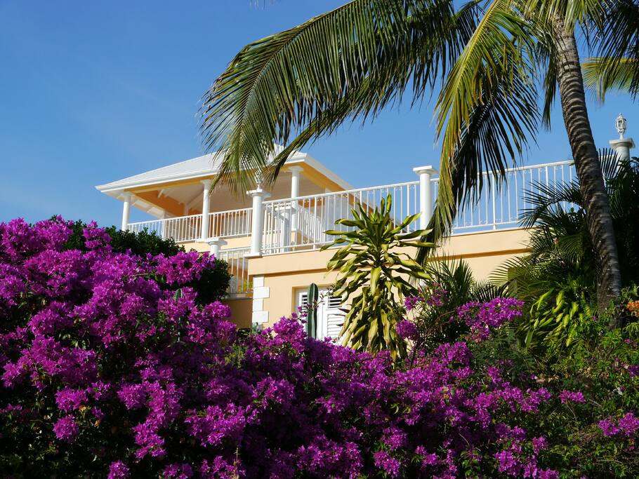 Villa d'architecte 200m mer des Caraïbes, grande piscine chauffée