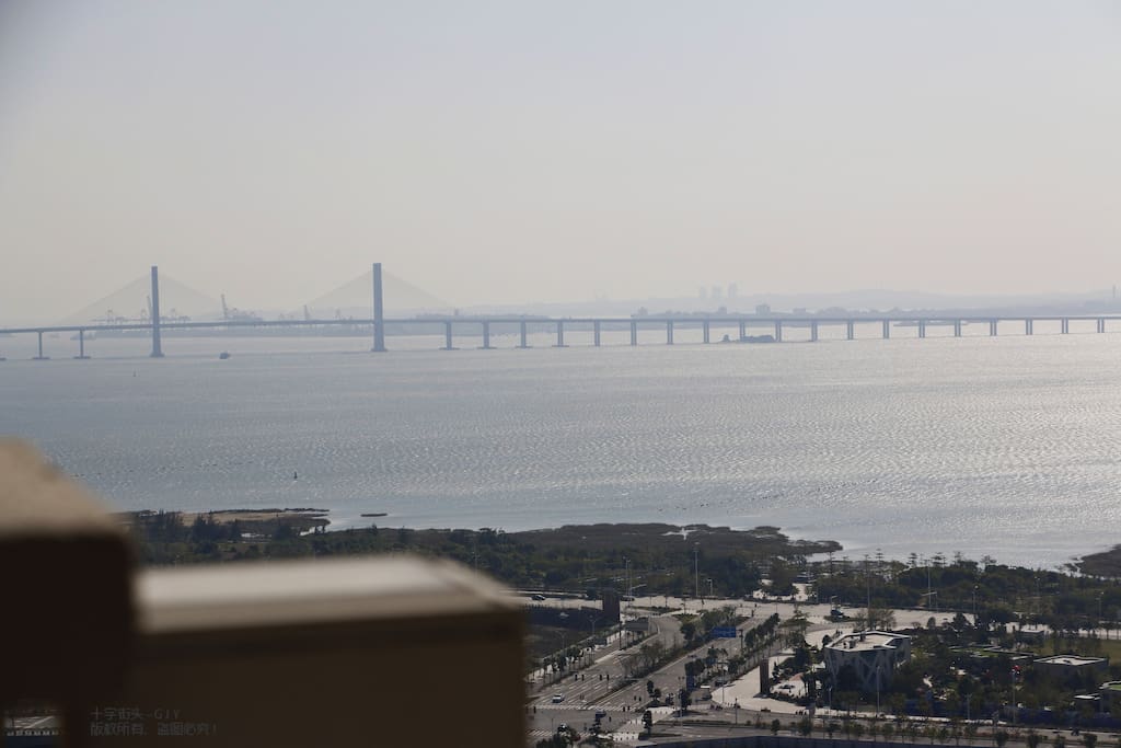 Balcony view of Quanzhou Bay Bridge