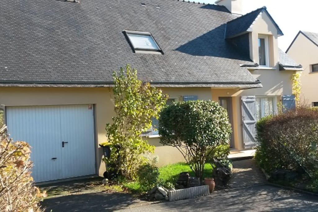 entrée et garage