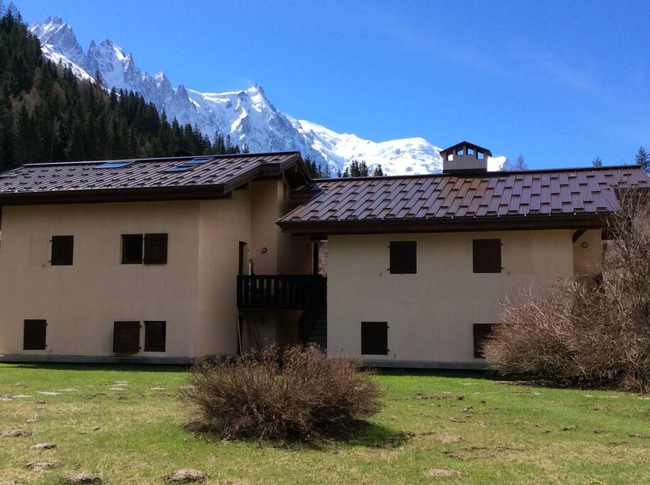 Vue Mont Blanc depuis l'appartement