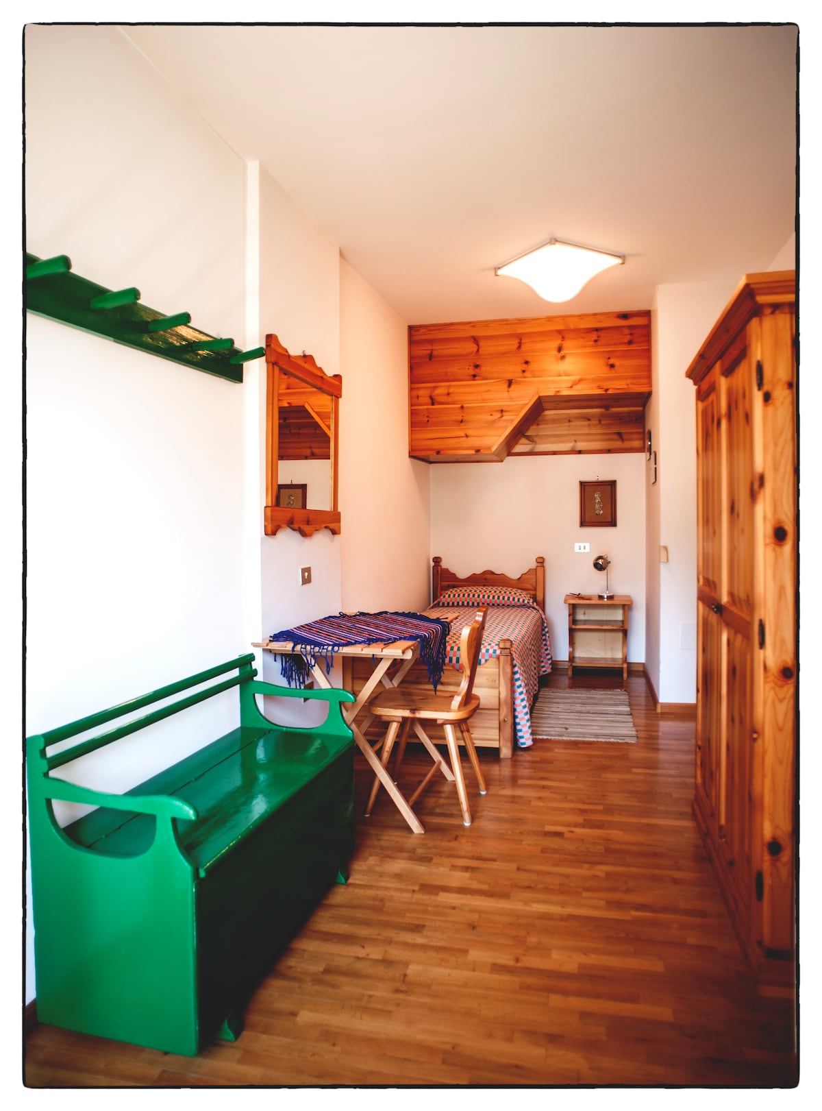 Habitación individual con salida a la terraza