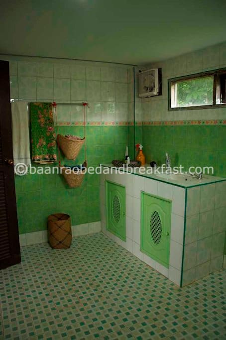 the private bathroom