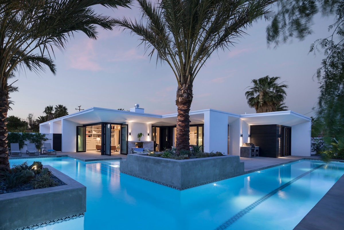 Palm Springs Luxury home with 25-yard lap pool - Houses for Rent in Palm  Springs, California, United States - Airbnb