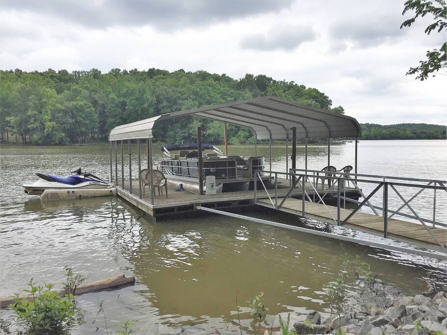 Bring or rent a boat and tie it to the dock.