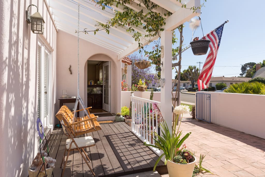 front yard patio