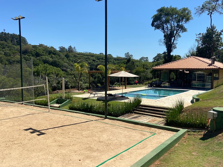 Country House with Beach Tennis Court in Itatiba