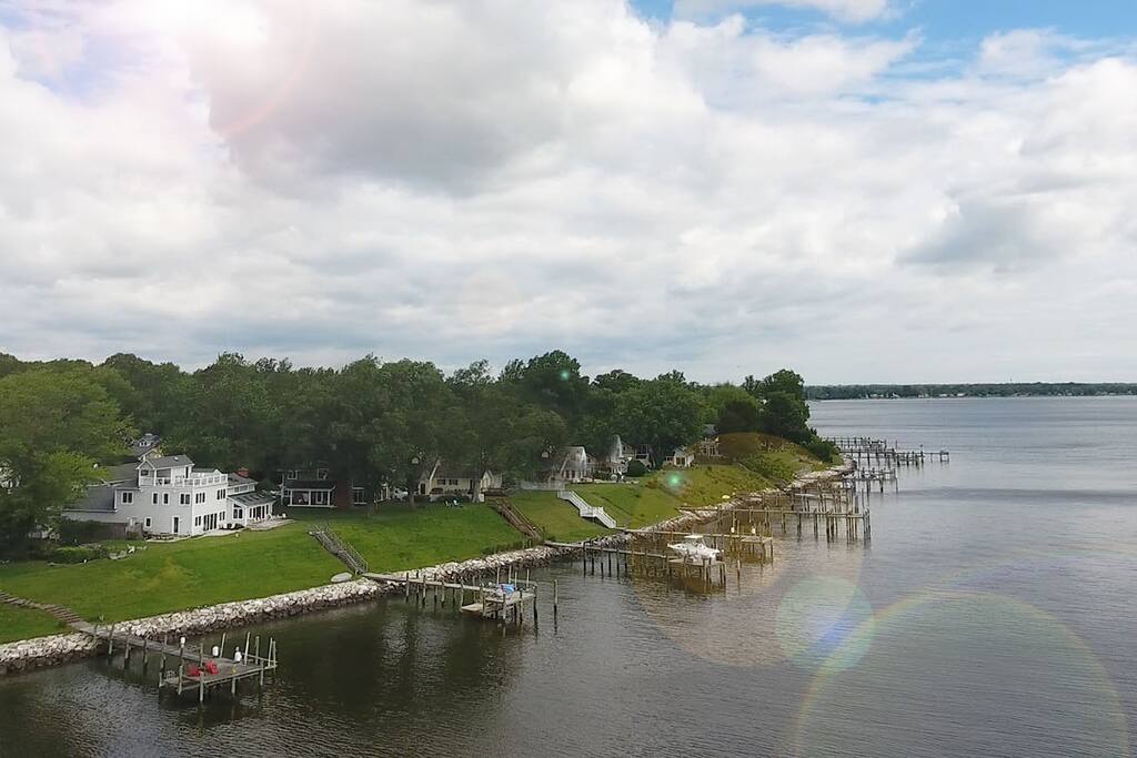 The Driftwood Lodge Chesapeake Bay Waterfront Houses for Rent in