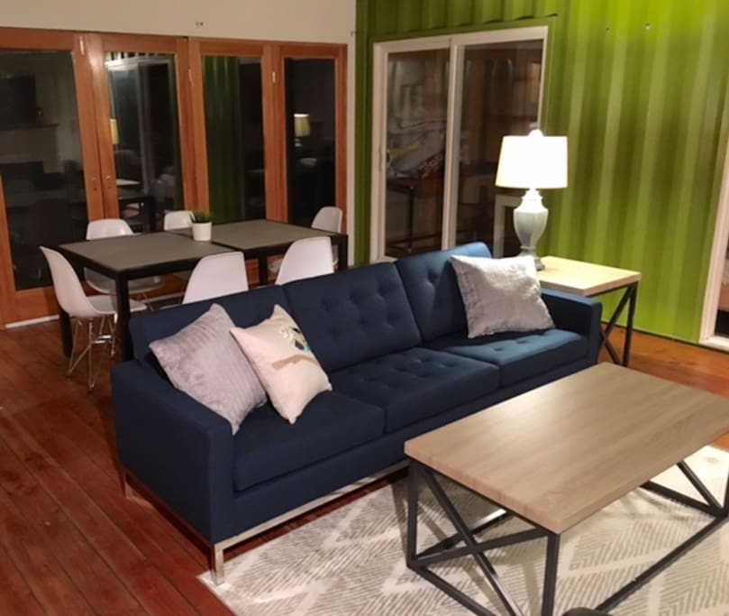Relax in style just two blocks from the beach
