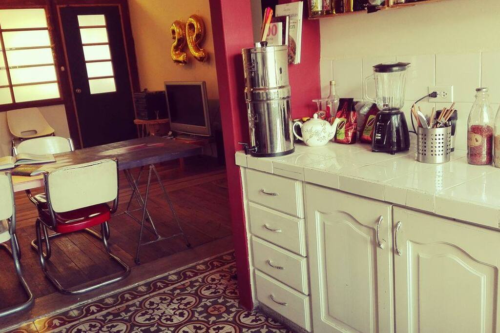 Open concept kitchen