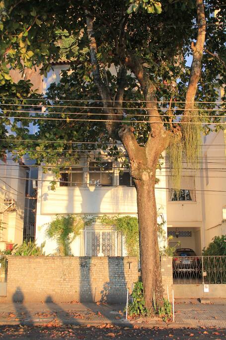 Predio Art Deco onde está localizado o Studio na Av. Portugal em frente ao Mar