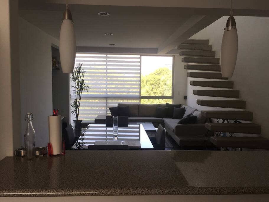 View from kitchen