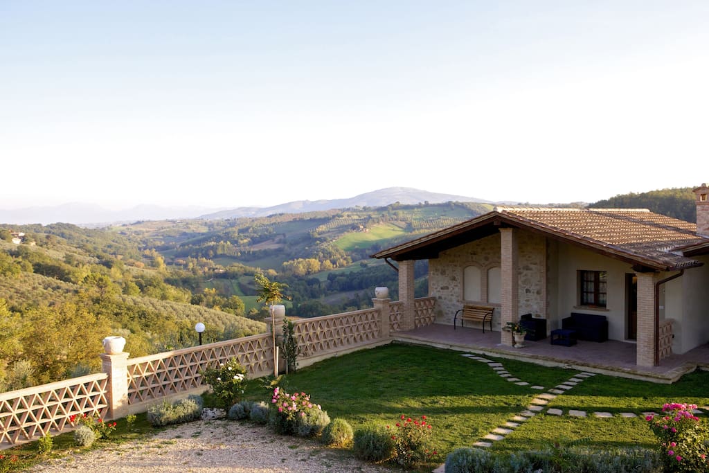 the marvellous setting of a stone built country house