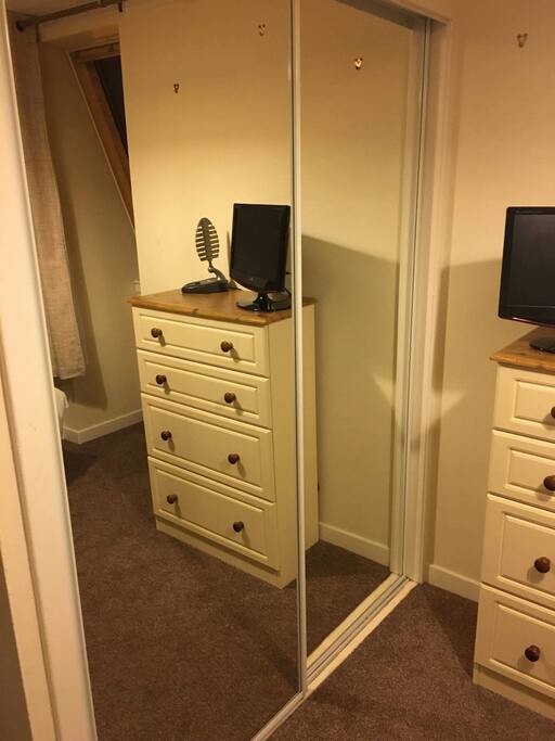 Wardrobe with ample hanging space