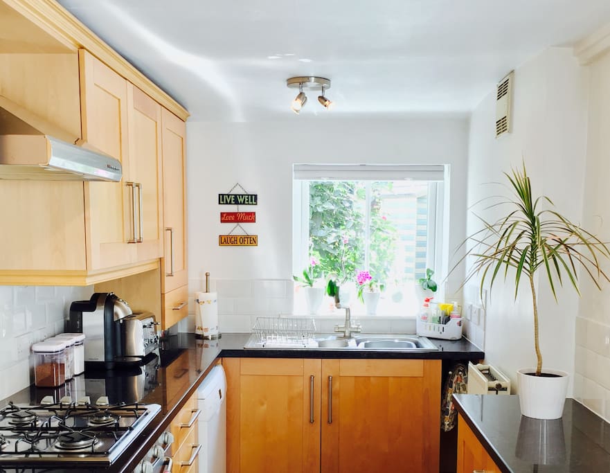Bright and airy kitchen