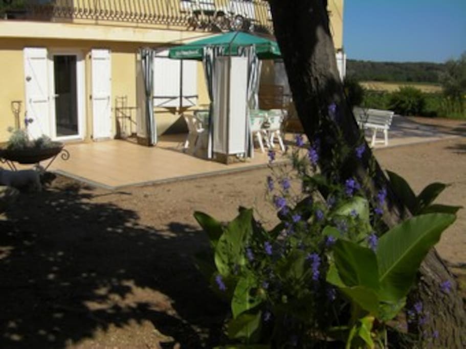 La terrasse privée