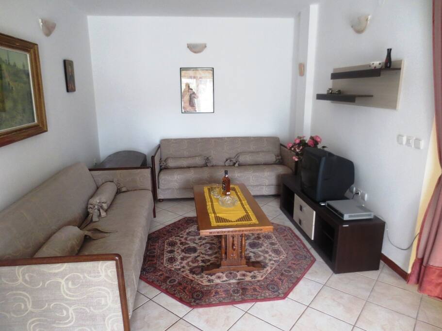 Living room with TV