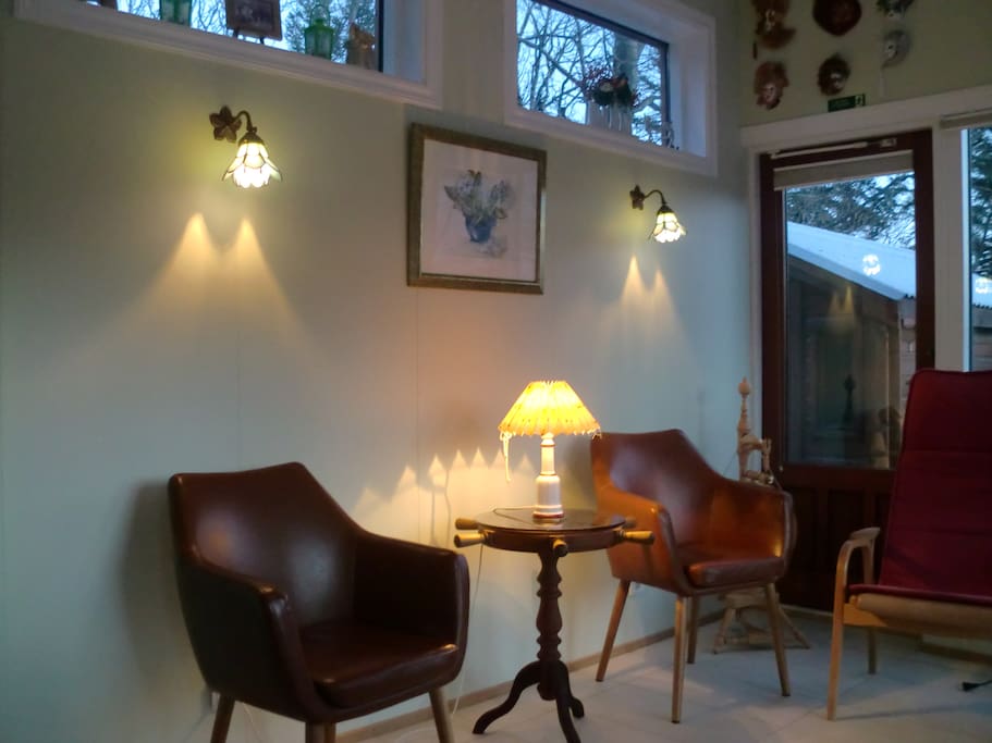 The sunroom.
