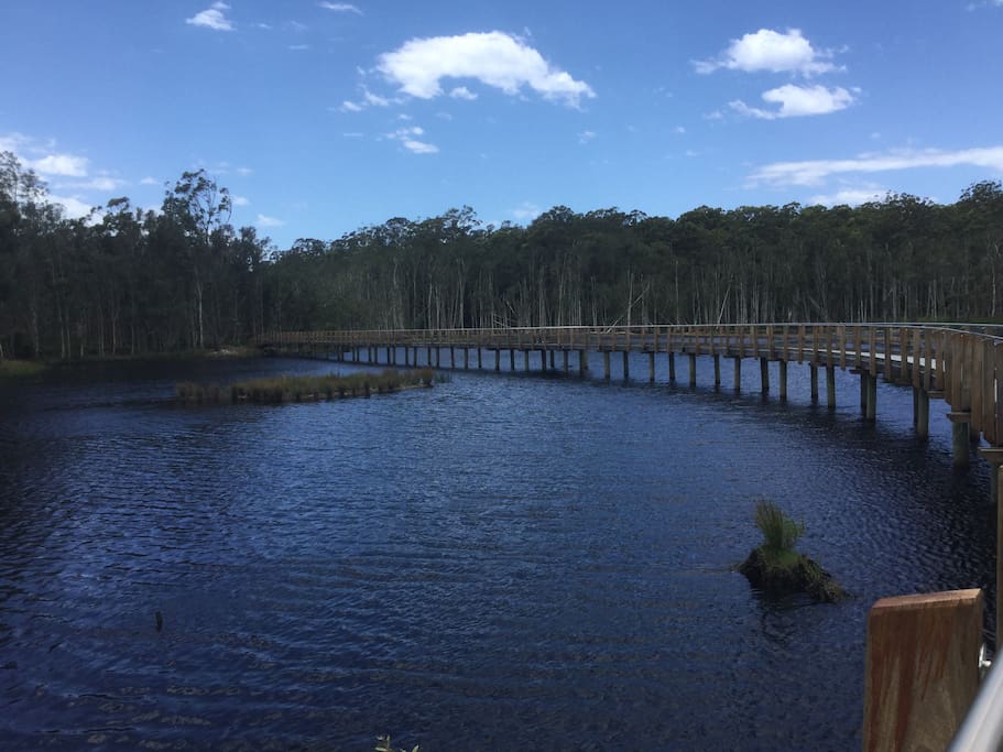 Urunga Wetlands - a short walk from our place. Peaceful