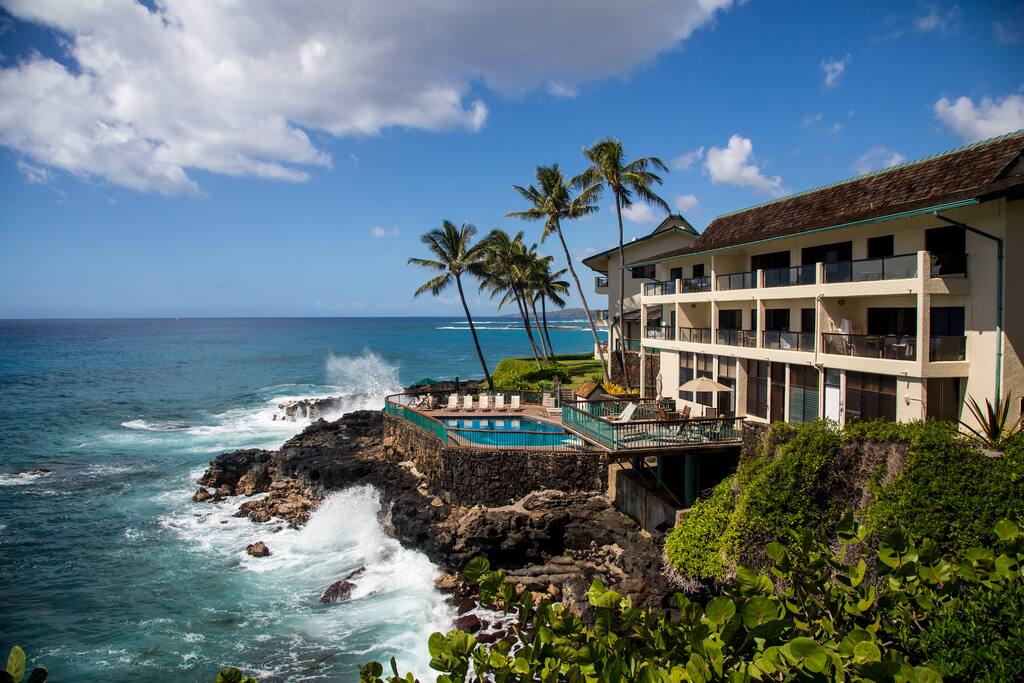 Unwind at the Pool and look for whales & dolphins (seasonal)