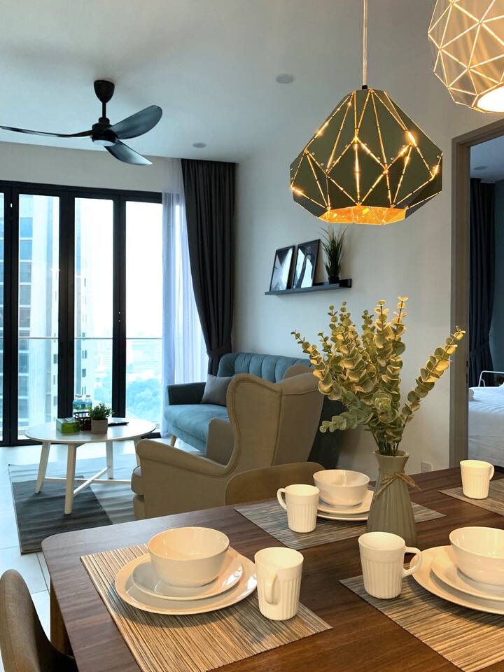 Minimalist Home 2br (5mins to LRT-KJL) T2-2005