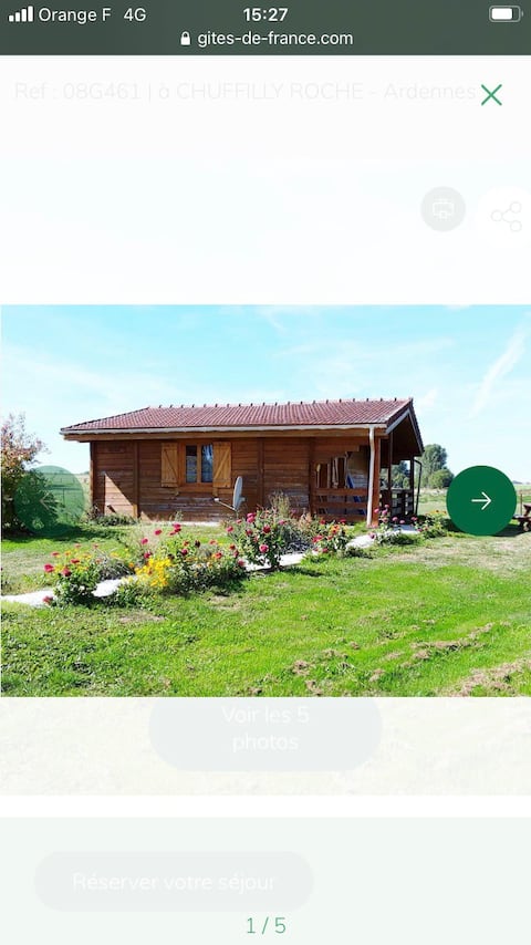 Elecia chalet in the countryside